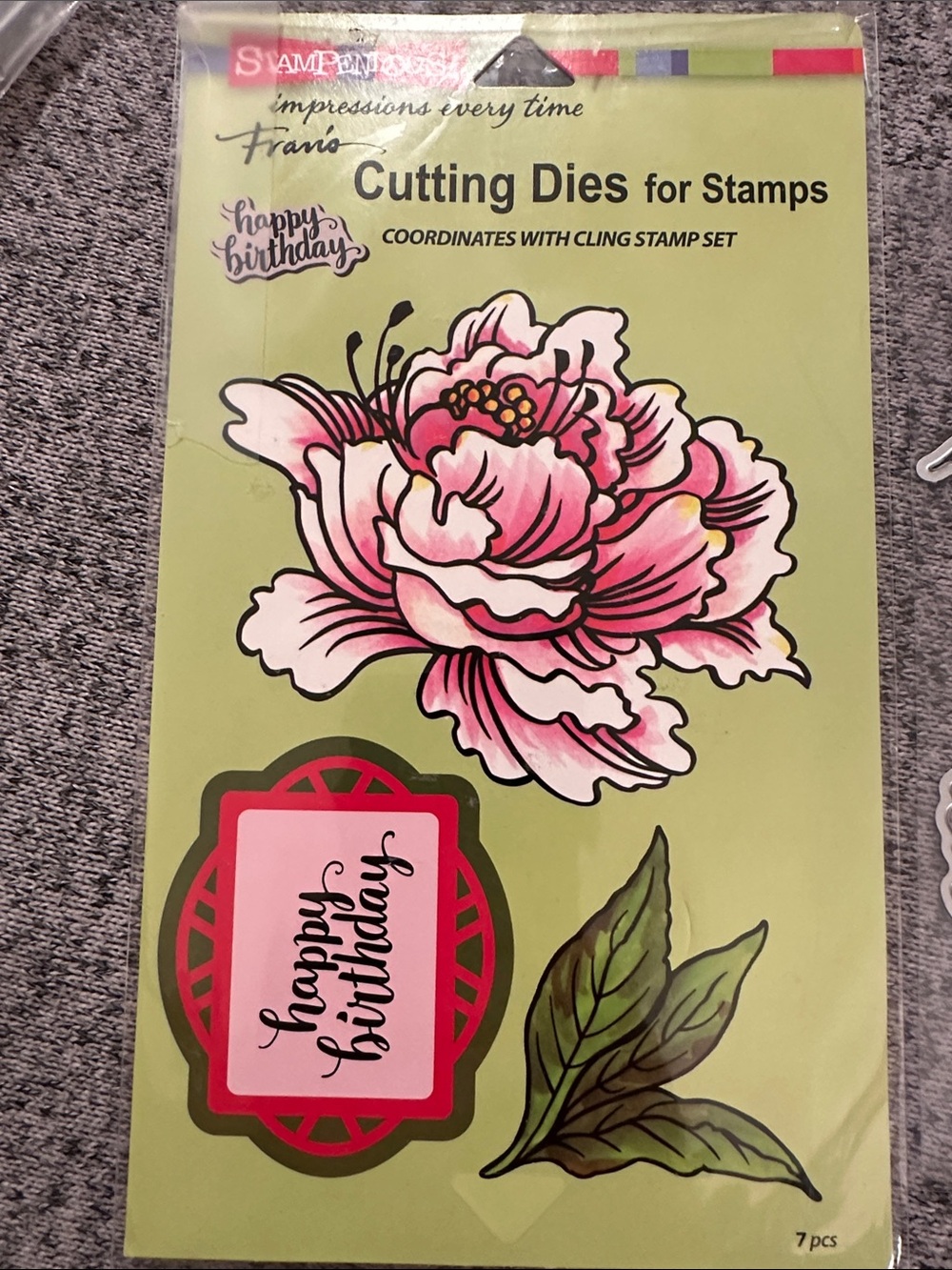 Cutting Dies for Card Making - Floral Motifs and Decorative Frame
